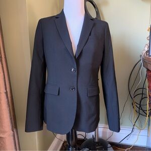 Banana Republic Black Wool Blazer Sz 0 XS EUC No Flaws